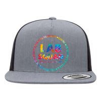 Tie Dye Lab Squad Lab Team Lab Lover Lab Tech Lab Worker Flat Bill Trucker Hat