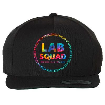 Tie Dye Lab Squad Lab Team Lab Lover Lab Tech Lab Worker Wool Snapback Cap