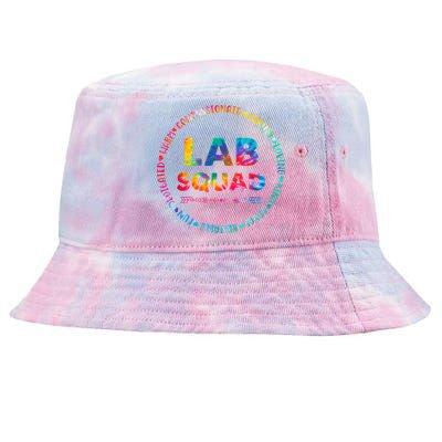 Tie Dye Lab Squad Lab Team Lab Lover Lab Tech Lab Worker Tie-Dyed Bucket Hat