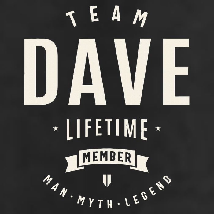 Team Dave Lifetime Member Funny Name Dave 7 Panel Mesh Trucker Snapback Hat