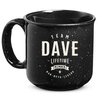 Team Dave Lifetime Member Funny Name Dave 15oz Campfire Ceramic Mug