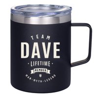 Team Dave Lifetime Member Funny Name Dave 12oz Stainless Steel Coffee Mug