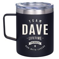 Team Dave Lifetime Member Funny Name Dave 12oz Stainless Steel Coffee Mug