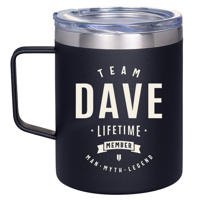 Team Dave Lifetime Member Funny Name Dave 12oz Stainless Steel Coffee Mug