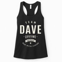Team Dave Lifetime Member Funny Name Dave Womens Tank Top
