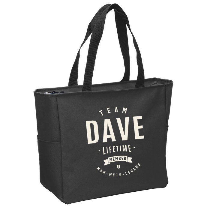 Team Dave Lifetime Member Funny Name Dave Zip Tote Bag