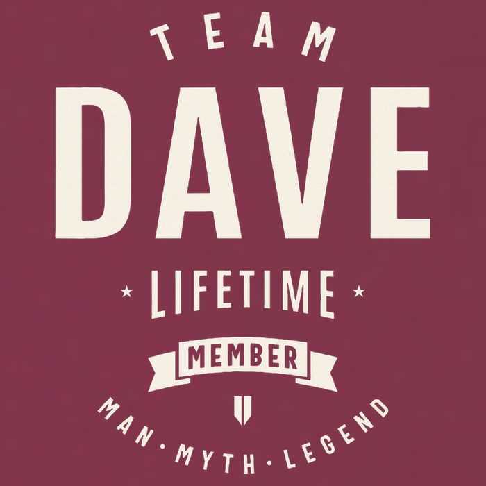Team Dave Lifetime Member Funny Name Dave 16oz Travel Tumbler