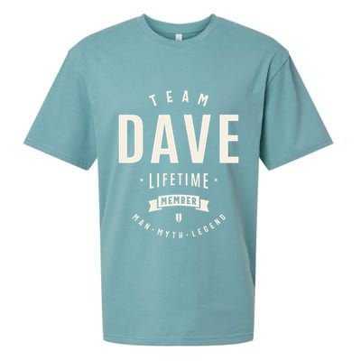 Team Dave Lifetime Member Funny Name Dave Sueded Cloud Jersey T-Shirt