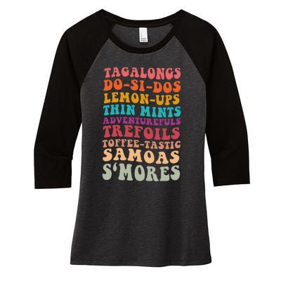 Tagalongs Dosisos Lemonups Scout Troop Scout Leader Women's Tri-Blend 3/4-Sleeve Raglan Shirt