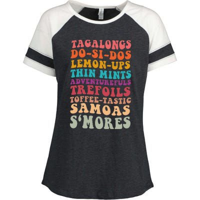 Tagalongs Dosisos Lemonups Scout Troop Scout Leader Enza Ladies Jersey Colorblock Tee