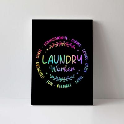 Tie Dye Laundry Worker Appreciation Week Healthcare Canvas