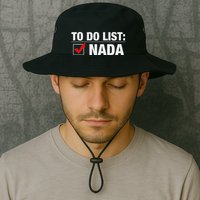 To Do List Nada Funny Bucket Hat
