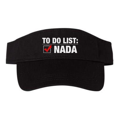 To Do List Nada Funny Visor