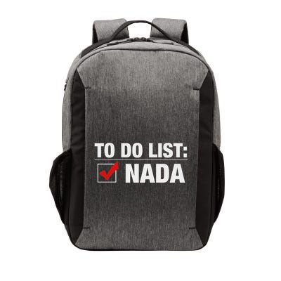 To Do List Nada Funny Vector Backpack