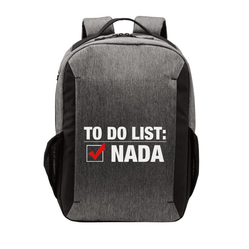 To Do List Nada Funny Vector Backpack