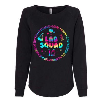 Tie Dye Lab Week Lab Squad Lab Tech Laboratory Assistant Womens California Wash Sweatshirt