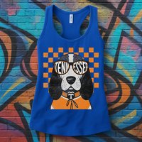 Tennessee Dog Lovers Coonhound Womens Tank Top