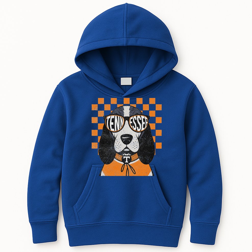 Tennessee Dog Lovers Coonhound Kids Hoodie