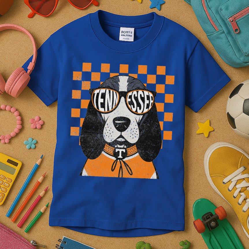 Tennessee Dog Lovers Coonhound Kids T-Shirt