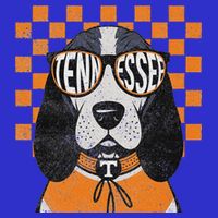 Tennessee Dog Lovers Coonhound Zip Tote Bag