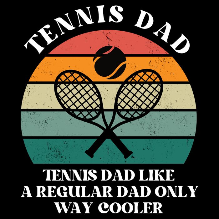 Tennis Dad Like A Regular Dad Only Way Cooler Backpack