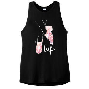 Tap Dance Lover Tap Dancer Dancing Teacher Ladies PosiCharge Tri-Blend Wicking Tank