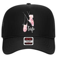 Tap Dance Lover Tap Dancer Dancing Teacher High Crown Mesh Back Trucker Hat