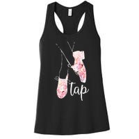 Tap Dance Lover Tap Dancer Dancing Teacher Women's Racerback Tank