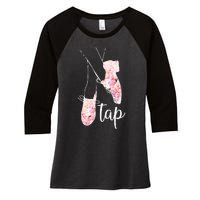 Tap Dance Lover Tap Dancer Dancing Teacher Women's Tri-Blend 3/4-Sleeve Raglan Shirt