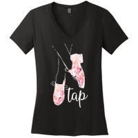 Tap Dance Lover Tap Dancer Dancing Teacher Women's V-Neck T-Shirt