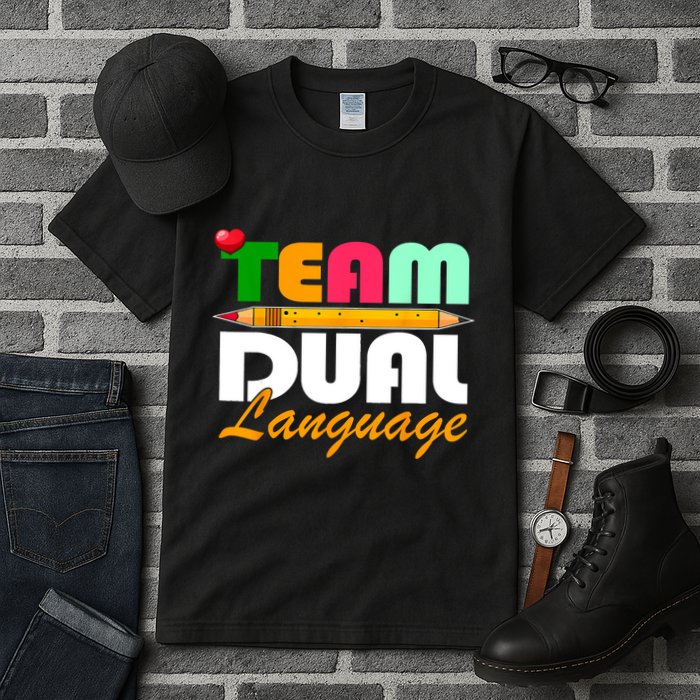 Team Dual Language Teachers Back To School Squad Tall T-Shirt