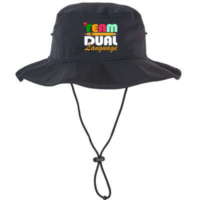 Team Dual Language Teachers Back To School Squad Bucket Hat