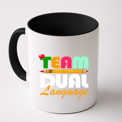 Team Dual Language Teachers Back To School Squad Mug