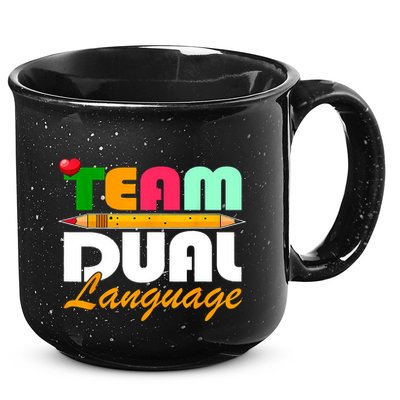 Team Dual Language Teachers Back To School Squad 15oz Campfire Ceramic Mug
