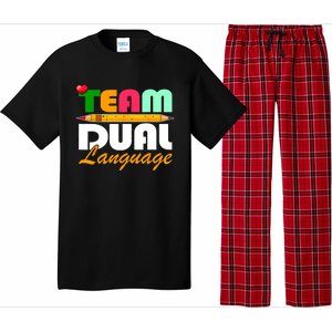 Team Dual Language Teachers Back To School Squad Pajama Set