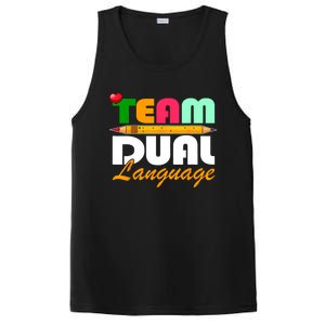 Team Dual Language Teachers Back To School Squad PosiCharge Competitor Tank