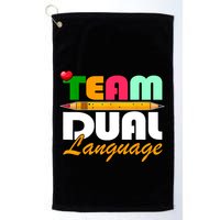 Team Dual Language Teachers Back To School Squad Golf Towel