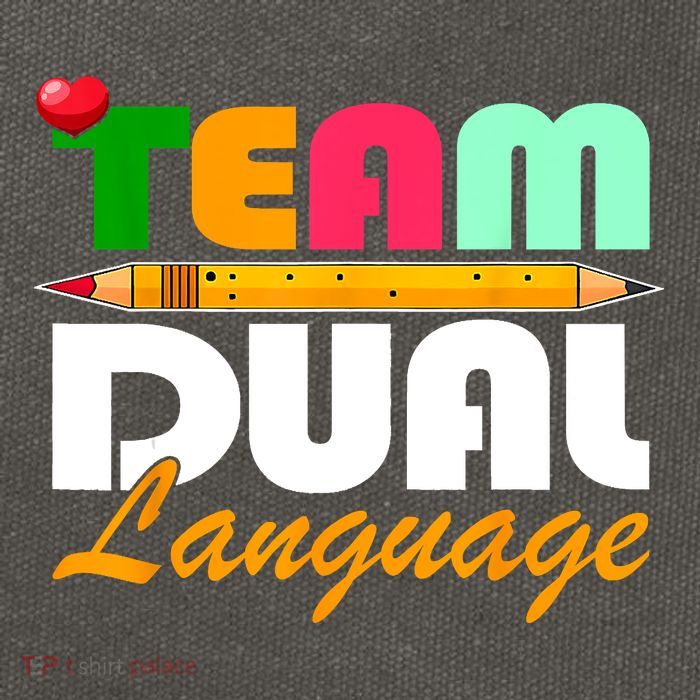 Team Dual Language Teachers Back To School Squad Cotton Canvas Backpack