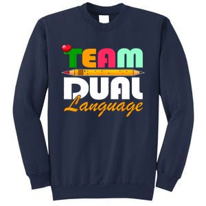 Team Dual Language Teachers Back To School Squad Sweatshirt