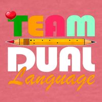 Team Dual Language Teachers Back To School Squad Garment-Dyed Sweatshirt