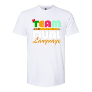 Team Dual Language Teachers Back To School Squad Softstyle CVC T-Shirt