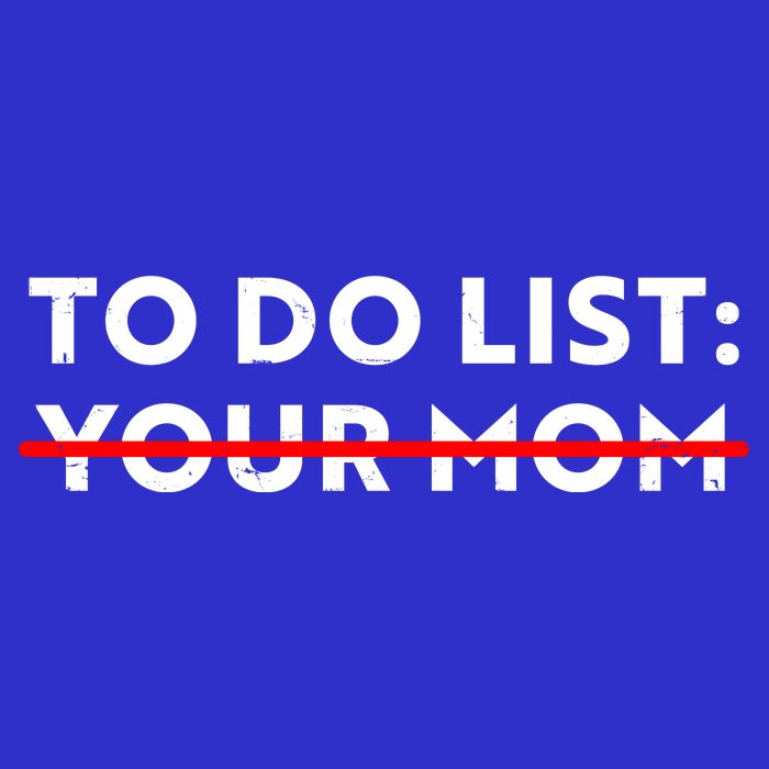 To Do List Your Mom Hoodie