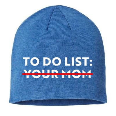 To Do List Your Mom Sustainable Beanie