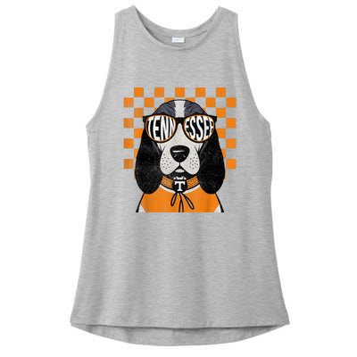 Tennessee Dog Lovers Coonhound Ladies PosiCharge Tri-Blend Wicking Tank