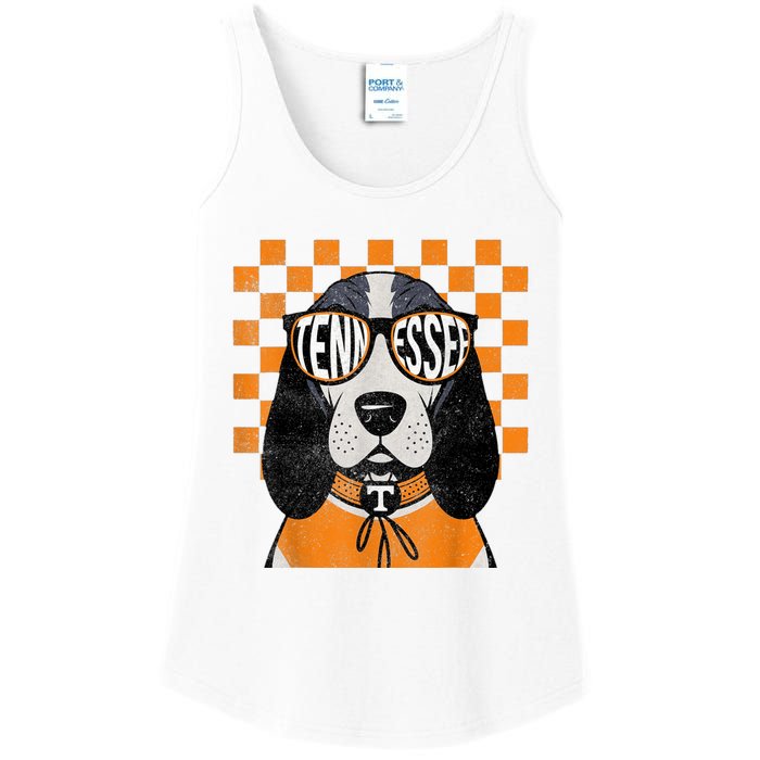 Tennessee Dog Lovers Coonhound Ladies Essential Tank