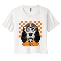 Tennessee Dog Lovers Coonhound Women's Crop Top Tee