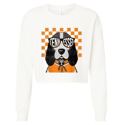 Tennessee Dog Lovers Coonhound Cropped Pullover Crew