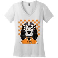 Tennessee Dog Lovers Coonhound Women's V-Neck T-Shirt