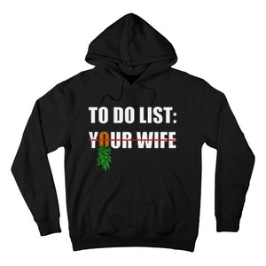 To Do List Your Wife Funny Swinger Upside Down Pineapple Hoodie