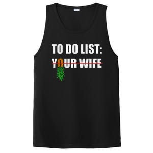 To Do List Your Wife Funny Swinger Upside Down Pineapple PosiCharge Competitor Tank